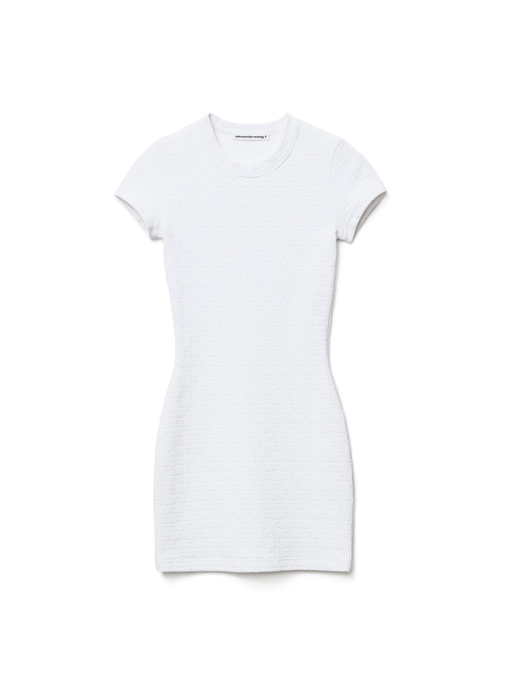 Alexander Wang Logo-Debossed Jacquard Mini Dress Small NWT